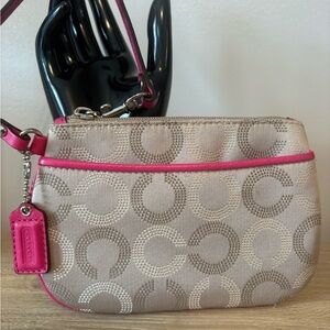 Coach Dot OP Art small wristlet✨
